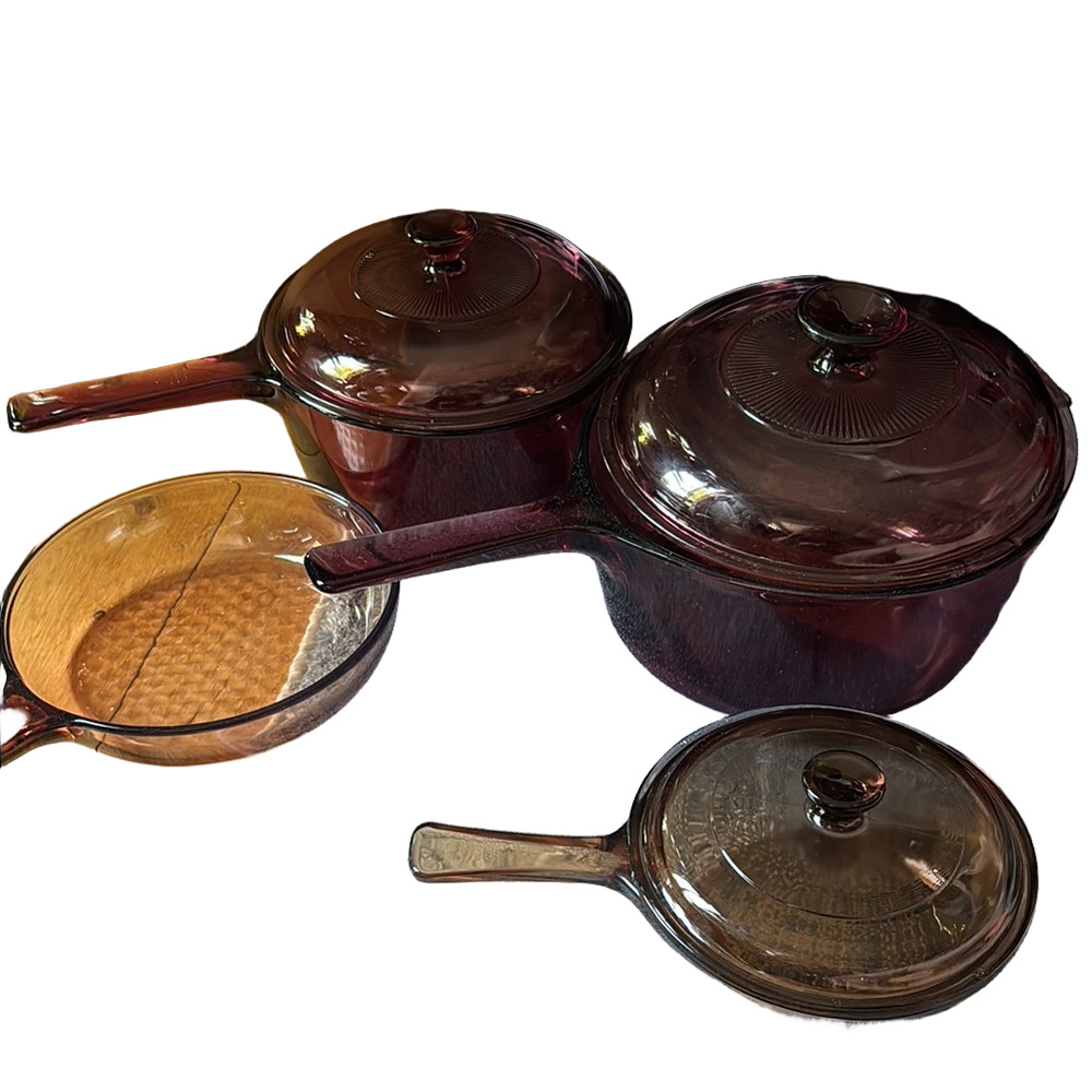 Vintage Visions glass Corningware Cookware Set for Kitchen